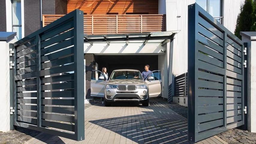 распашные ворота в Новороссийске